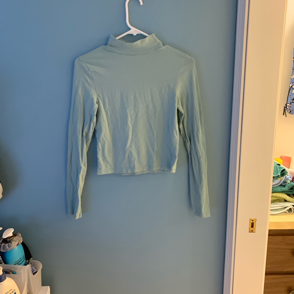 Crop Turtleneck